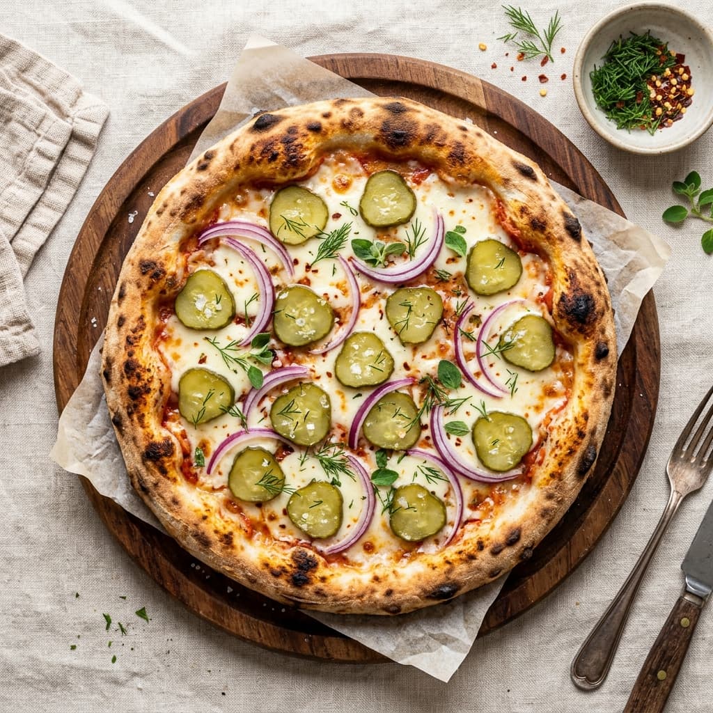Neu: Pizza mit Gurken
